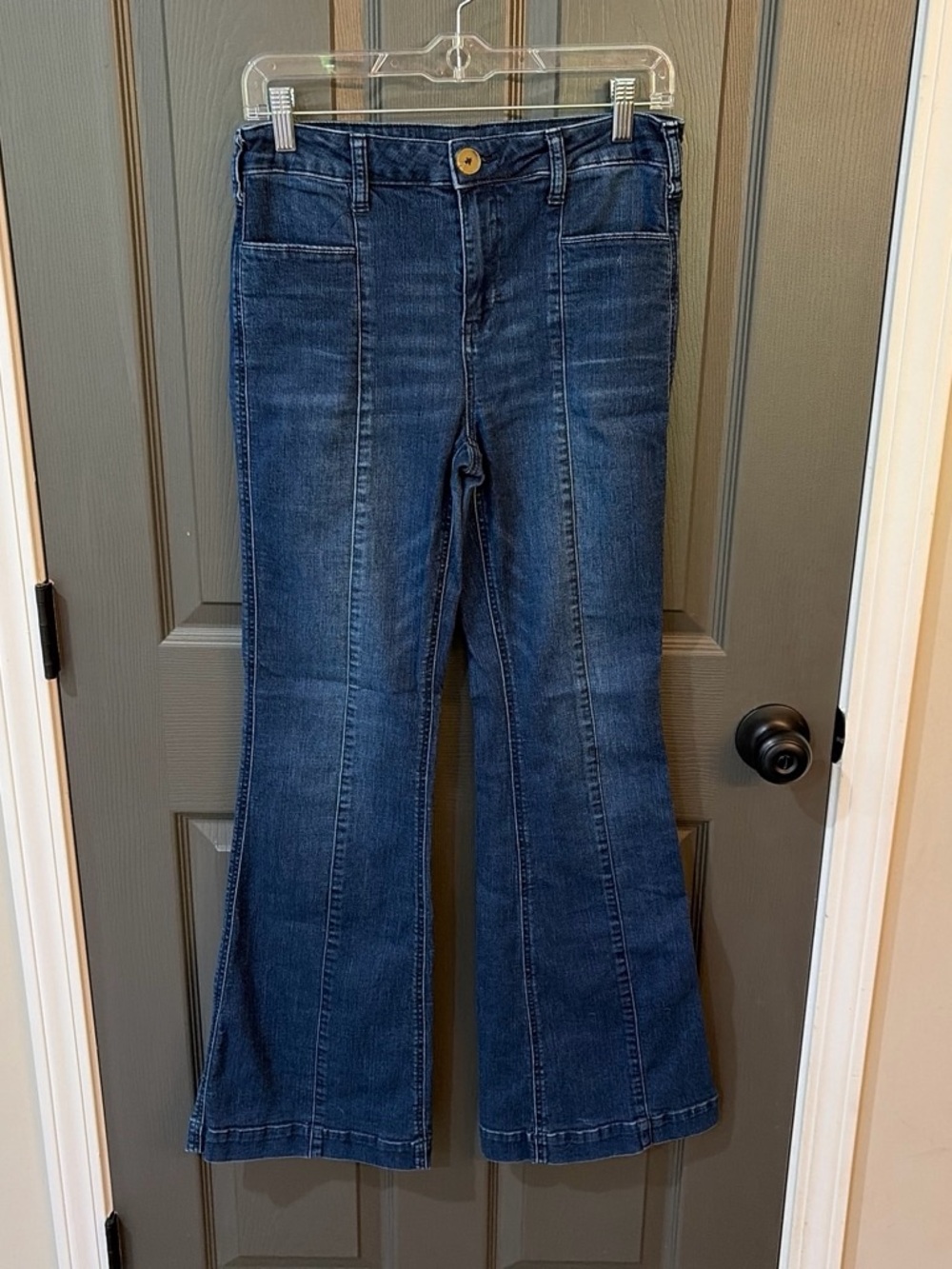 Altar'd State Dark Indigo Boot-Cut Jeans